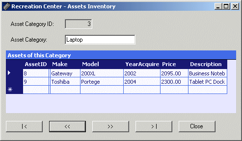 Navigation In Database Visual C++ Net Databases: Master-Detail Navigation