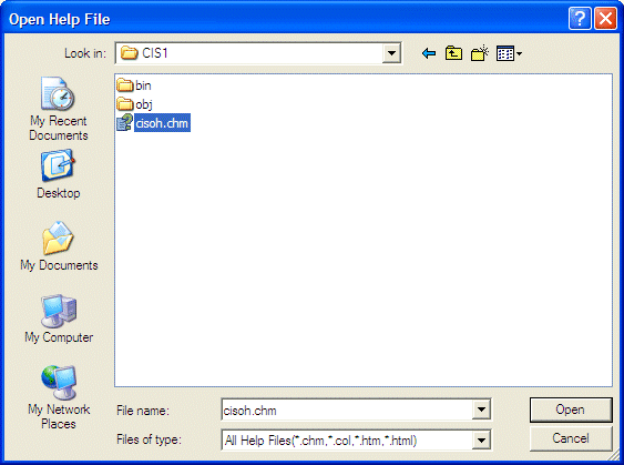 Open Help File