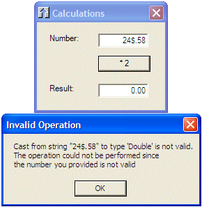 Custom Message Combining an Exception.Message message and a Custom Message