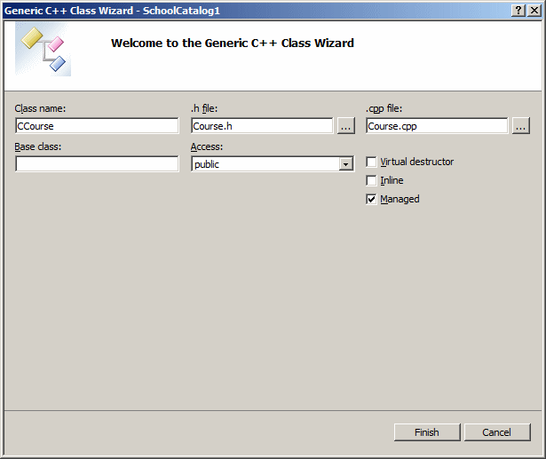 Generic C++ Class Wizard