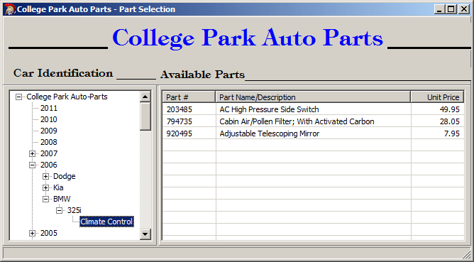 College Park Auto Parts