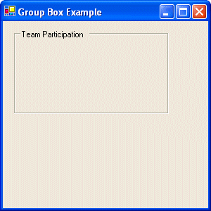 Microsoft Visual C++ .NET Tutorials - Group Box