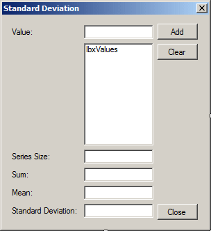 Standard Deviation