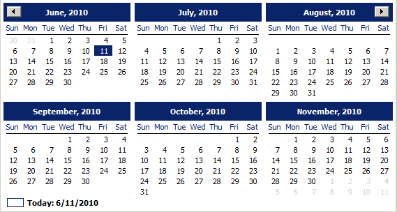 Month Calendar