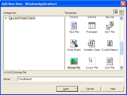 Add New Item