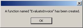 Creating a Function