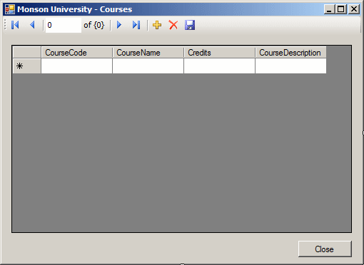 Monson University - Courses
