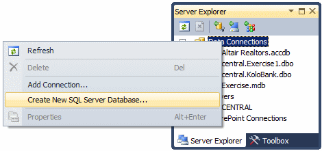 Server Explorer