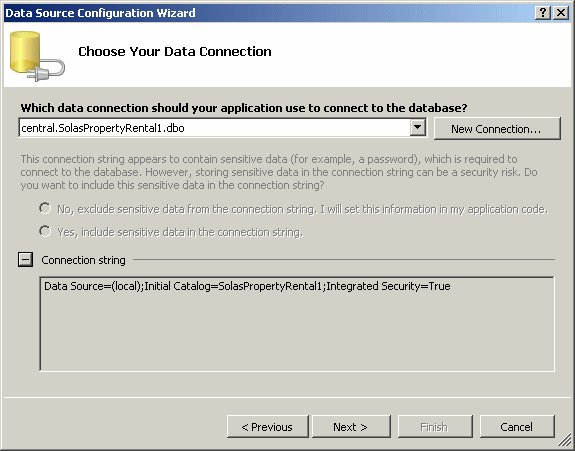 Data Source Configuration Wizard