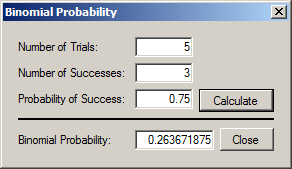 Binomial Probability