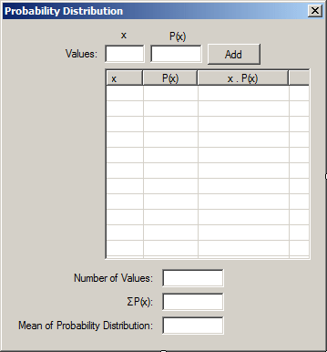 Probability Distribution