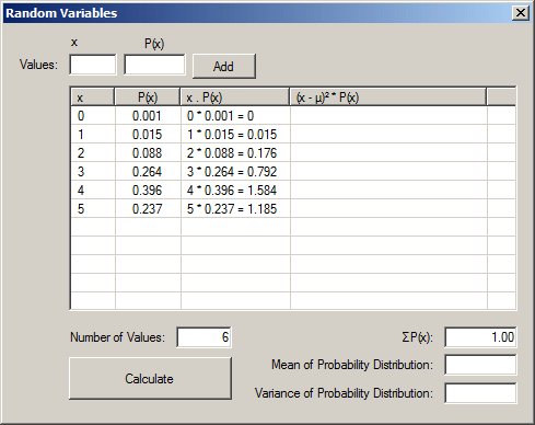 Random Variables