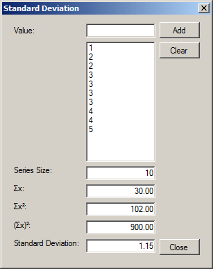 Standard Deviation