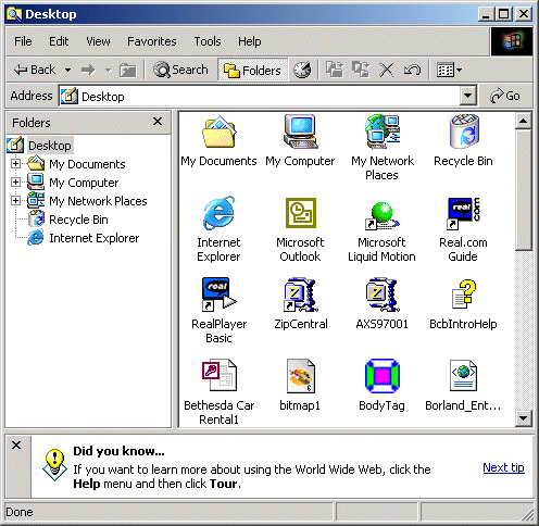 Windows Explorer or My Computer
