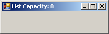 ArrayList Capacity