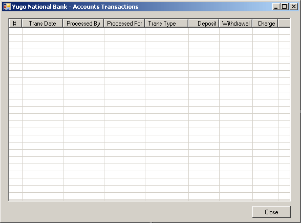 Customers Transactions