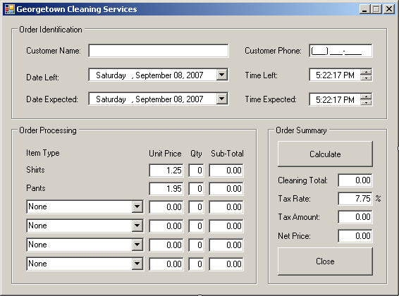 Georgetown Cleaning Services