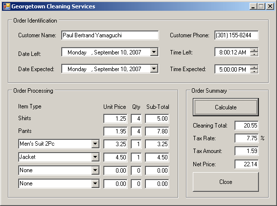 Georgetown Cleaning Services