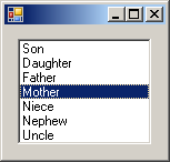 Selected Item