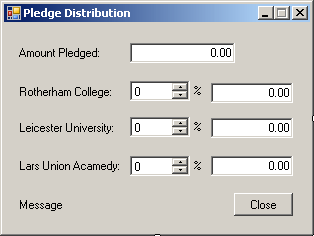 Pledge Distribution