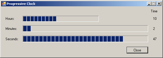 Progressive Clock - Form Design