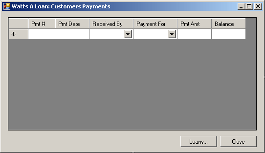 Watts A Loan: Payments