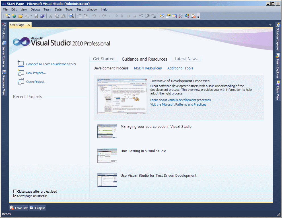 Microsoft Visual C# 2010 Express Edition