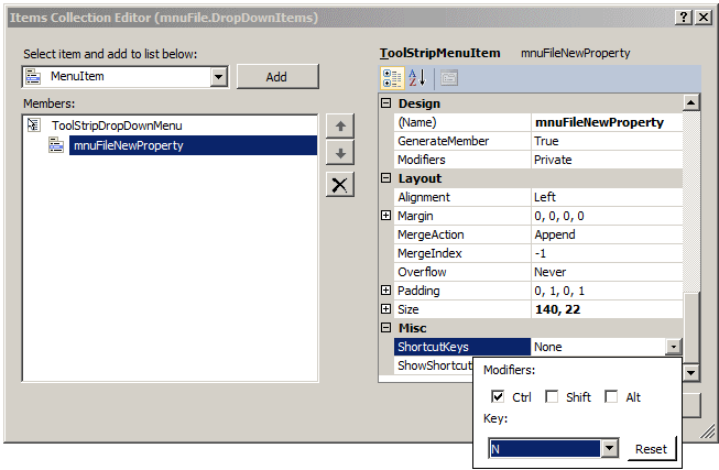 Item Collection Editor