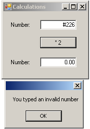 The FormatException exception