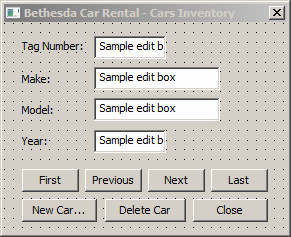 Bethesda Car Rental - Cars Inventory
