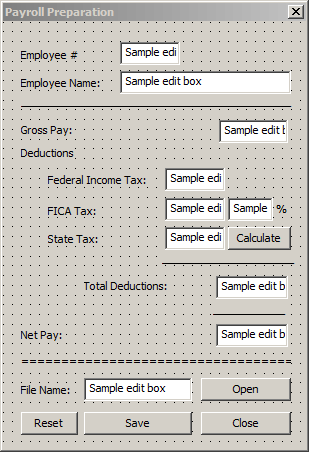 Payroll Preparation