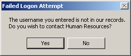 Creating a Message Box