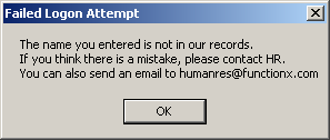 Message Box With Caption