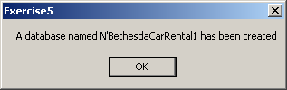 Bethesda Car Rental: Database Creation
