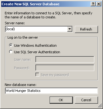 Create Database