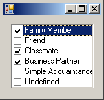 Checked List Box