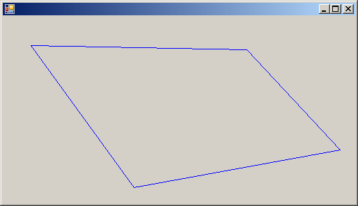 Closed Shape With Straight Lines