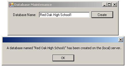 Database Maintenance