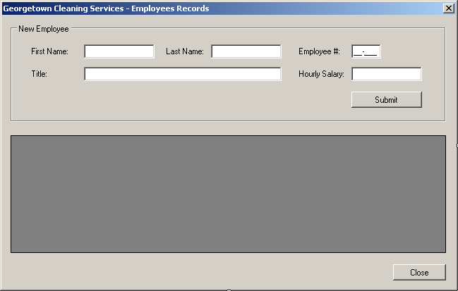 Georgetown Cleaning Services: Employees