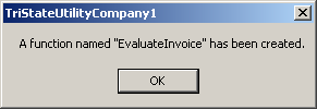 Creating a Function