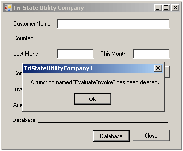 Deleting a Function