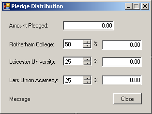 Pledge Distribution