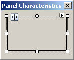 A panel with a FixedSingle value as BorderStyle
