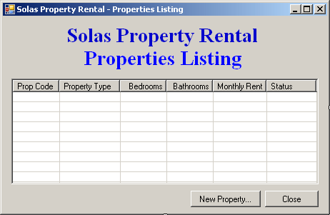Solas Property Rental: Properties