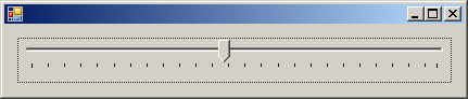 Track Bar With Tick Frequency
