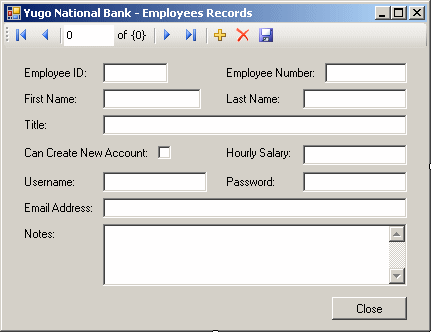 Yugo National Bank - AccountTypes