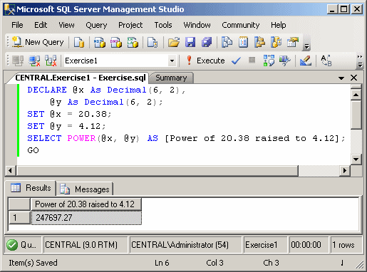 Evaluating the Power of a Number