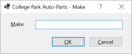 Vehicle Make