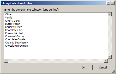 String Collection Editor