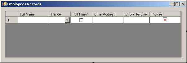 Data Grid View